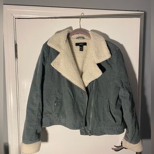 Blue/grey corduroy jacket